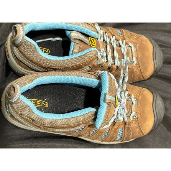 KEEN Voyageur Hiking Shoes Womens Size 9.5 Brindle Alaskan Blue NEW EU 40 - Picture 4 of 10